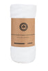 Organic Cotton White Swaddle Blanket for Newborn, 100% Certified Organic, 47”x47” Muslin