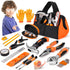 27-Piece Orange Kids Tool Set with Tool Storage Bag, Real Hand Tool