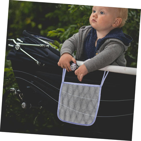 Durable Net Storage Bag for Strollers - Baby Essentials Organizer