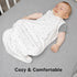 1-Pack 100% 0.5TOG 6-18 Organic Baby Sleep Sacks, Cotton - Soft & Breathable Baby Wearable Blanket, Toddler Sleeping