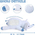 Weighted Stuffed Animals - 4.2Lb Weighted Elephant Plush - 24in Giant Throw Pillow Soft Plushie Doll Toy Gifts