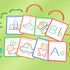 ZHUGEYG 120-Piece Set 3-8 Wooden Pattern Blocks with Sticks and Rings - Montessori Shape Puzzles for Year Olds, Ideal