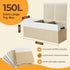 Box,150L Lid,40"x14"x16" Extra Large Toy Foldable Sturdy Toy Storage with Kids Storage Organizer, Toy Chest