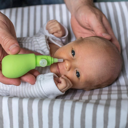 green sprouts Ware Nasal Aspirator: Made from Plants + Silicone, Green
