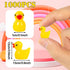 ONLYFU 1000Pcs Mini Resin Ducks Bulk Tiny Duck Figurine for Fairy Garden Landscape Aquarium Potted Plant Easter