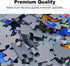 Puzzles for Kids Ages 4-10 - Busy Engineering Vehicle - 100 Pieces Jigsaw Puzzle for Learning