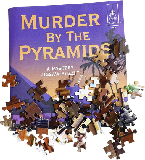 Murder Mystery Party - Classic Jigsaw Puzzle, Murder by The Pyramids, 1,000 Pieces