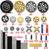 dspitwod Sets 8-14 Technical Gears Axle Pin Connectors - Rubble Wheels Connectors Rack Gear Screw Track Building Brick