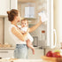 4 8.3 8.3 5 Inch(Clear) Domensi Pcs Breast Milk Storage Tower Freezer Storage Organizer for Milk Freezer Bags