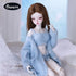 Set 1/3 Doll Clothes for BJD, Resin Toy Accessories Cardigan+ Vest+ Pants (Blue, for BJD)
