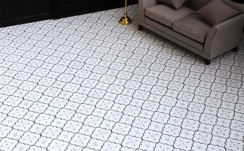 1/12 1/6 115pcs iLAND Dollhouse Flooring on Scale Scale, Miniature Dollhouse Accessories, Double-Sided Dollhouse Floor