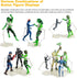 DDUNG Action Figure Stand, Versatile and Sturdy Display Holder Base for 6-8 inch Models, 2 Pcs