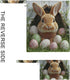 Gravopti Set 2, Easter Rabbit Wet Dry Bags of Reusable Waterproof Organizer with Zipper Pockets for Baby Diapers