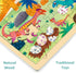 Wooden Puzzles for Kids Ages 3-5 - 100 Piece Dinosaur Jigsaw Puzzle for Ages 4-8 with Unique Pieces