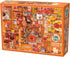 Cobble Hill 1000 Piece Puzzle - Rainbow Collection: Orange, Sample Poster Included