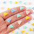 HOMICO 200 Pieces Tiny Cheese for Dollhouse Miniatures Resin Food for Crafts Mini Cheese Decor for Dollhouse Mini
