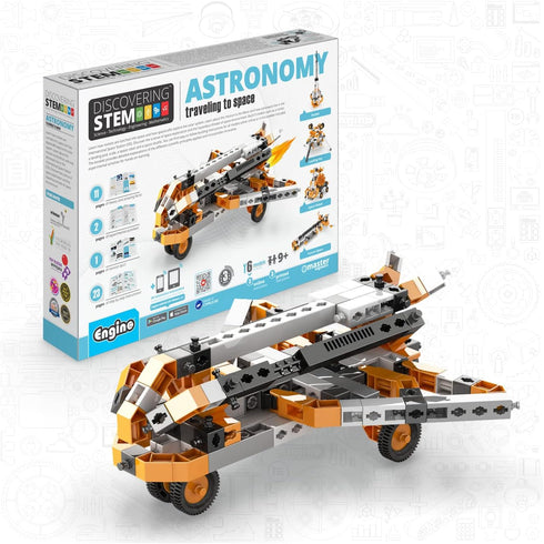Engino STEM Toys, Astronomy - Travelling to Space, Fun Educational Toys for Kids 9+
