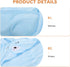 HONITANO 4pcs 31x31 Inch Hooded Baby Bath Towels - Soft Coral Fleece Animal Design Newborn Towels Essentials - Ultra