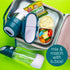 b.box Insulated Food Jar with Spork for Toddlers - Easy Open Container, 11 oz, Blue Slate