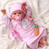 8 Set BABESIDE Baby Doll Bottles with Disappearing Milk and Juice Magic Bottles, Magnetic Pacifiers and Pacifier Clips