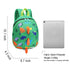 DB Dinosaur Mini Backpack with Leash for Toddlers, Children Kids Baby Harness Bookbag (Green)