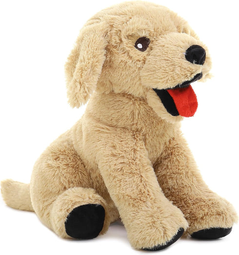 Dog Stuffed Animal, 15 Inch Large Golden Retriever Plush Hugging Pillow, Gift for Birthday, Christmas, Valentine's Day