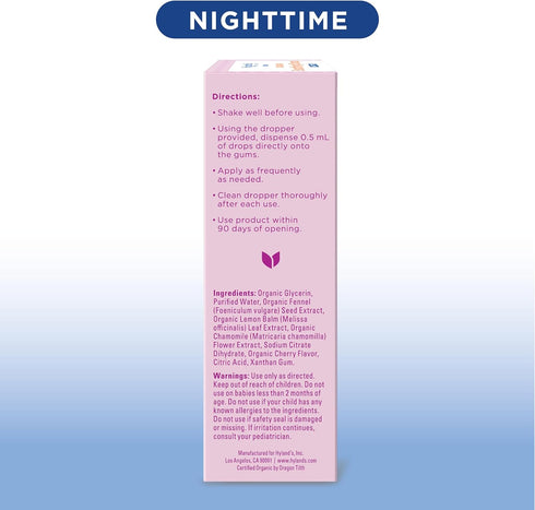 Hyland's Naturals Baby - Organic Daytime & Nighttime Soothing Drops Combo Pack, 2 oz.