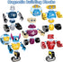 Cooldele 3-5 4-8, 36 3-8 STEM Magnetic Robot Building Toys for Kids and Pieces Transformable Stacking Robot Blocks