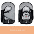 liuliuby Winter Carseat Covers for Baby | Infant Car Seat Cover Baby | Doona Accessories | Warm & Thick Fleece Canopy