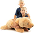 Giant Stuffed Animal Dog, Plush Dog Body Pillow for Kids, Large Stuffed Dog, 35x15in, Brown