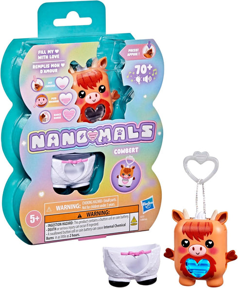 70+ 5+ Nano-MALS Cowbert The Highland Cow, Electronic Pet Cow Toy, Responses, Interactive Fidget Toys for Girls & Boys