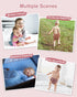 Tummy Pack 13, 6 6 babygoal AWJ Cloth Diapers with Panel of Diaper Cover with Inserts and Wet Dry Bag, Adjustable