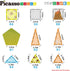 PicassoTiles Magnet Tiles Building Blocks, Dinosaur Theme Set with 8 Magnetized Action Figures, STEM Learning Activities
