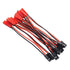10Pack ShareGoo 10CM 20AWG JST Female Plug to JR Male Servo Receiver Connector Adapter Cable for RC Car