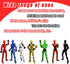9PCS T-13 3D 13 Dummy 13 (9 EIMONEY Assembly Completed Action Figure Printed Multi-Jointed Movable,Lucky Action