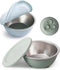 Moonkie Baby Bowls with Suction, Stainless Steel & Silicone Toddler Bowls with