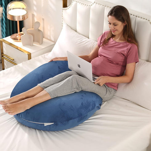 BATTOP Pregnancy Pillows for Sleeping,Body Maternity Pillow with Cooling Washable Cover,Support