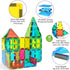 Jasonwell 65pcs Magnetic Tiles Building Blocks Set for Boys Girls, Educational Magnet Construction Kit, STEM Toys for