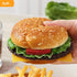 Joeabor 12 Artificial Hamburger & Artificial French Fries Realistic Fake Food for Display Faux Burger for Decoration