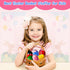 jhwsxtek 6 Pack 1-3 Easter Basket Stuffers, Eco-Friendly Woode Percussion Musical Shaker, Toddlers Stocking Stuffers