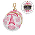 Valentines Dwarf Round Pacifier Storage Case with Zipper, Portable Pacifier Case for Travel, Diaper Bag & Purse