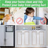 6 Packs Sliding Cabinet Locks, Modacraft Baby Proofing U-Shaped Child Safety Latches for Handles
