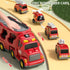 3-5 3 4 5 6 7, Set, 4-6 TEMI Fire Trucks Boy Toys for Toddlers Year Old - Firetruck Toys for Kids Transport Vehicle