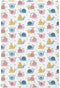 Vdsrup Crib Sheets for Boys Girl Cute Snails Neutral Mini Crib Mattress Sheets