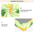Bseiialft 52 28 Pineapples Green Leaves Crib Sheets for Boys Girls Soft and Breathable Cotton Baby Sheets for Standard