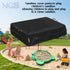 Sandproof.44 Lx40 Wx10 Outdoor Sandbox Cover, Square Kids Sand Box Covers Waterproof and Windproof, Children's Large