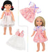 SOTOGO 11 Sets American Wellie Doll Clothes - Outfits for 14 to 14.5 Inch Dolls, Dresses, Pajamas, Swimsuit