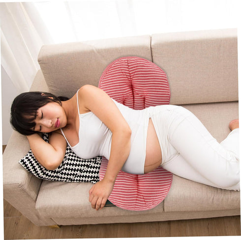 MERRYHAPY U-Shaped Pregnant Woman Pillow Comfortable Rest Cushion for Side Sleeping Durable Maternity Support for Home