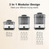 3-in-1 AMZBABYCHEF Baby Bottle Steamer, Bottle Steamer and Dryer, Easy One-Dial Control Electric Steam Bottle Dryer
