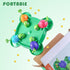 AIUAZA 2-4 (36beans) Hungry Turtle Chess Board Game, Hungry Box Game, Turtle Eating Beans Chessboard Game, Party